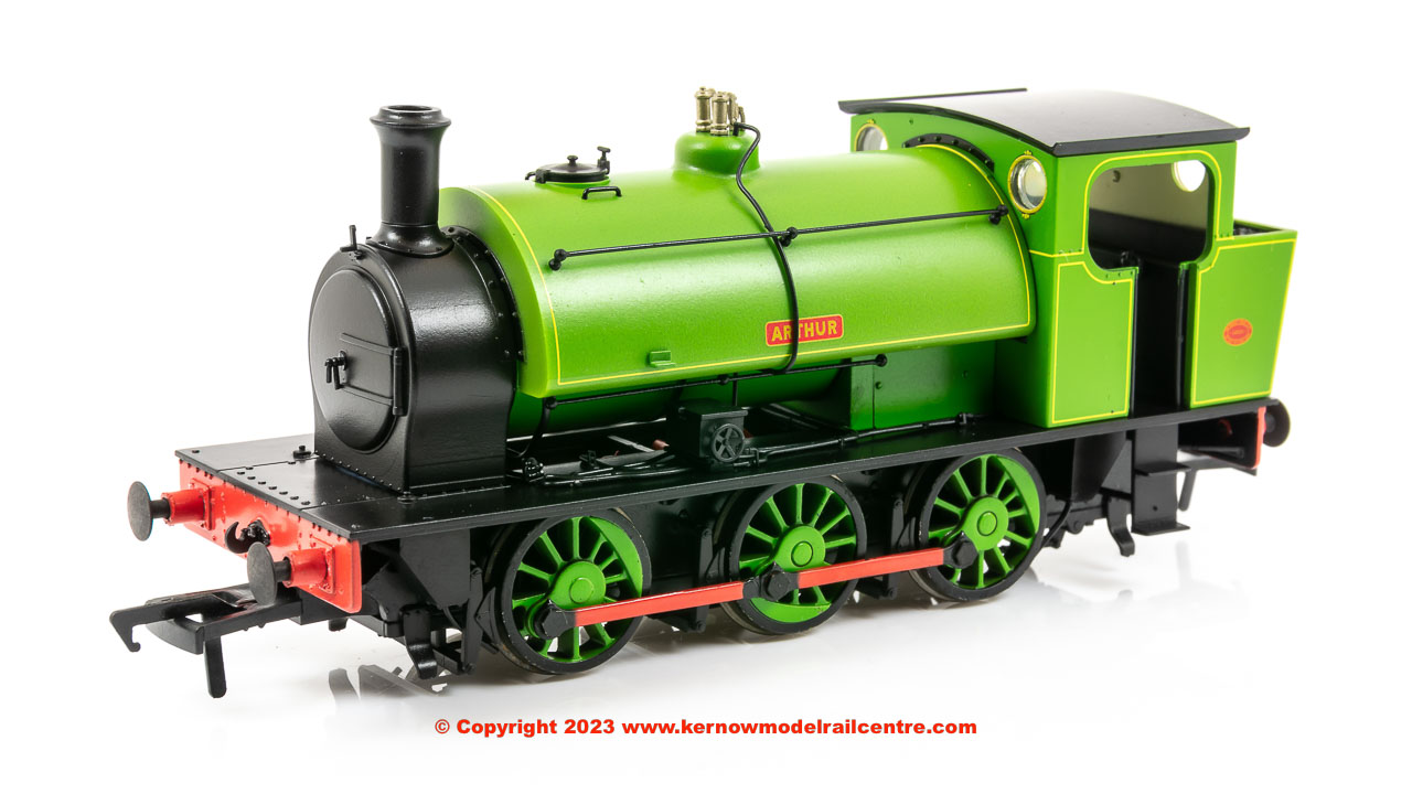903002 Rapido 16in Hunslet Steam Locomotive - "Arthur" - Markham Main Colliery Lined Green